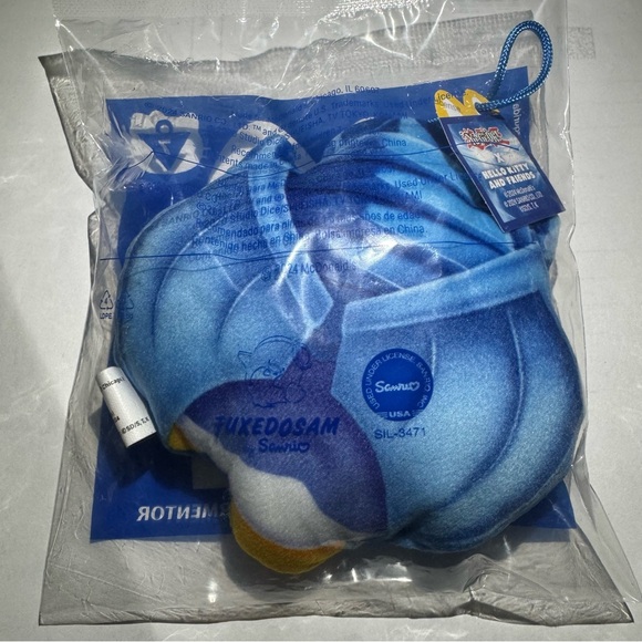 Sanrio Yu-Gi-Oh x Hello Kitty McDonalds Happy Meal 3” Plush #7 TuxedoSam Obelisk - Picture 3 of 8